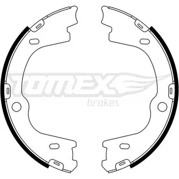 Brzdová čelist Sada brzdových čelistí TOMEX C TX 23-27