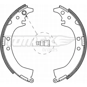 Brzdová čelist Sada brzdových čelistí TOMEX TX 21-07