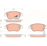 Sada brzdových destiček, kotoučová brzda LUCAS GDB1700