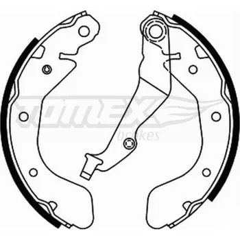 Brzdová čelist Sada brzdových čelistí TOMEX C TX 21-93