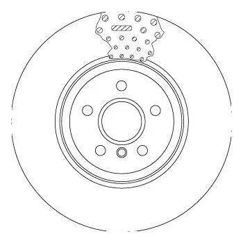 Brzdový kotouč Brzdový kotouč LUCAS DF6605S