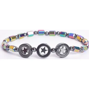 Náramek Magnetický boho náramek s hematitem | náramek, šperk - 3