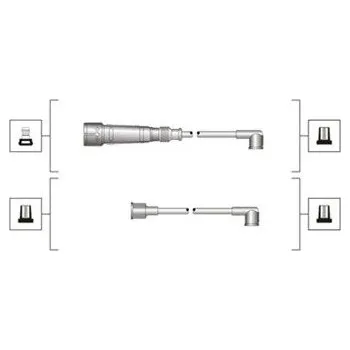 Zapalovací kabel Sada kabelů pro zapalování MAGNETI 941319170003