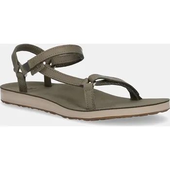 Dámské sandále Kožené sandály Teva Original Universal Slim Lea 1151031 zelená 91X, EUR 37