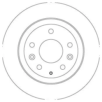 Brzdový kotouč Brzdový kotouč LUCAS DF6807