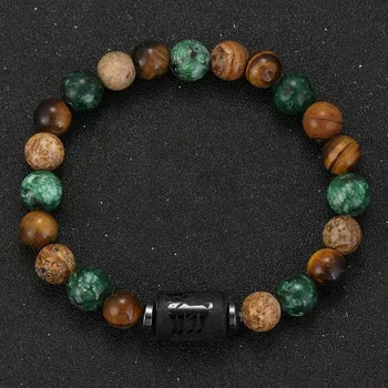 Náramek Náramek z přírodního kamene znamení | náramek, šperk - A3