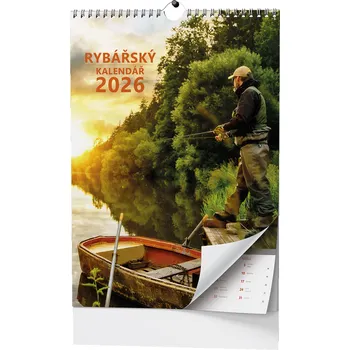 Kalendář Baloušek Tisk Nástěnný kalendář A3 Rybářský 2026