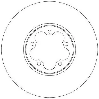 Brzdový kotouč Brzdový kotouč LUCAS DF6921S