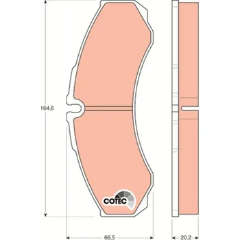 Brzdová destička Sada brzdových destiček, kotoučová brzda LUCAS GDB1345