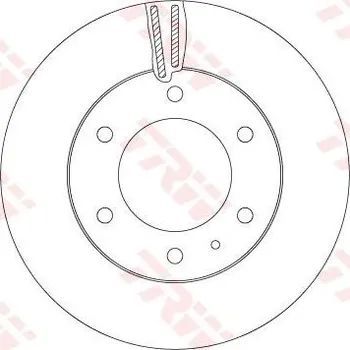 Brzdový kotouč Brzdový kotouč LUCAS DF6812S
