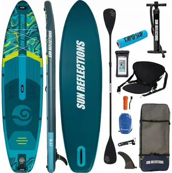 SUP prkno Sun Reflections L 11.6 Combo Emerald Drift + Plovák na pádlo
