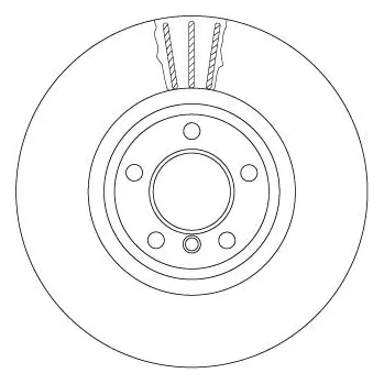Brzdový kotouč Brzdový kotouč LUCAS DF6615S