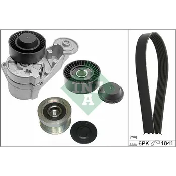 Sada žebrovaných klínových řemenů SCHAEFFLER POLSKA 529 0480 20