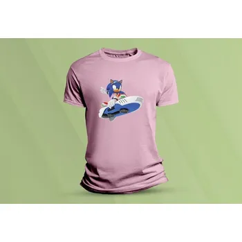 Chlapecké oblečení Dětské bavlněné tričko Sonic 2. Růžová velikost 104