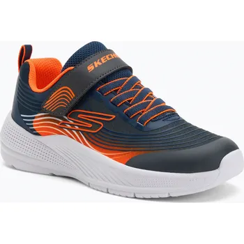 Chlapecké tenisky Dětské boty Skechers Microspec Advance navy/orange