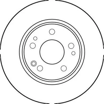 Brzdový kotouč Brzdový kotouč LUCAS DF1581