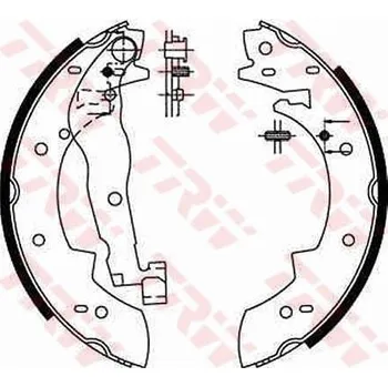 Brzdová čelist Sada brzdových čelistí LUCAS GS6190
