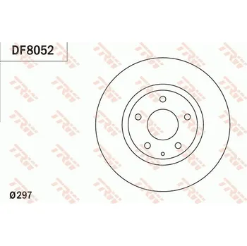 Brzdový kotouč Brzdový kotouč LUCAS DF8052