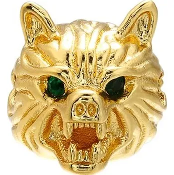 Dětské navlékací korálky Elegantní mosazné korálky s krystaly 11x14 mm | korálky komponenty - Zlato