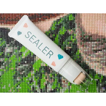 Diamantové malování Lak/fixátor na hotovou diamantovačku s aplikátorem