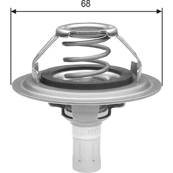 Automobilové těsnění Termostat, chladivo GATES 741210365