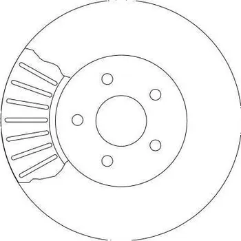 Brzdový kotouč Brzdový kotouč LUCAS DF4147