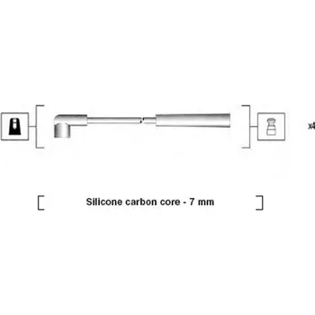 Zapalovací kabel Sada kabelů pro zapalování MAGNETI 941295050877