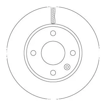 Brzdový kotouč Brzdový kotouč LUCAS DF6783