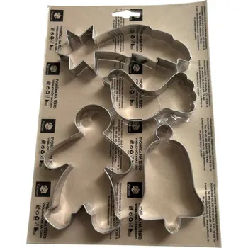 Vykrajovátko Jakub Felcman Sada vykrajovátek kometa, zvon, kluk, pták