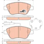 Sada brzdových destiček, kotoučová brzda LUCAS GDB1891