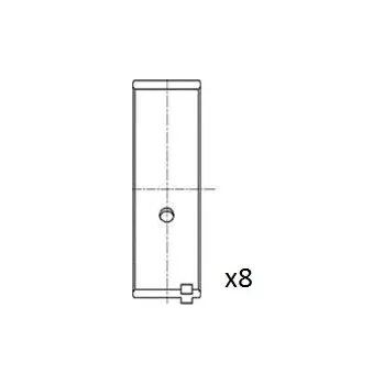Ojnice Ojniční ložisko FAI BB2060-STD