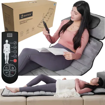 Masážní přístroj Masážní podložka matrace pro shiatsu masáž s vibracemi a vyhříváním MAXTECH