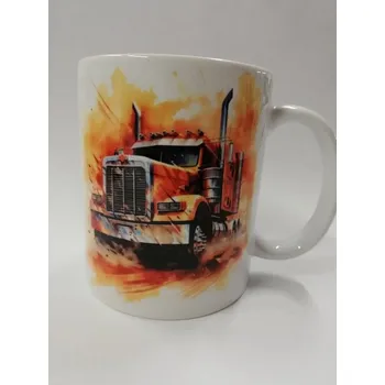Hrnek s motivem objem 330 ml - Kamion - č.1