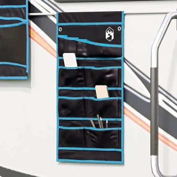 Úložný box Skladovací sáček s úložištěm Černá a modrá 63,5 x 40 cm oxford