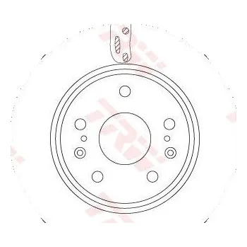 Brzdový kotouč Brzdový kotouč LUCAS DF6703