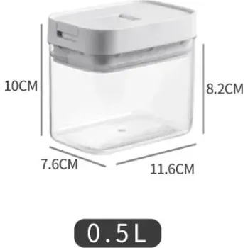 Dóza na potraviny Plastová úložná dóza | Úložný box, organizér - 0,5 l