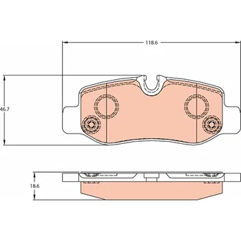 Brzdová destička Sada brzdových destiček, kotoučová brzda LUCAS GDB2102