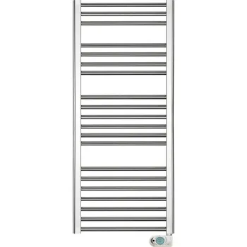 Radiátor Koupelnový radiátor TBC-12K CHROME 128x50x8cm chromový 500W elektrický olejový digi regulátor Gabarrón