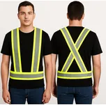 Kříž Hi-Vis HV55, reflexní, Žlutá