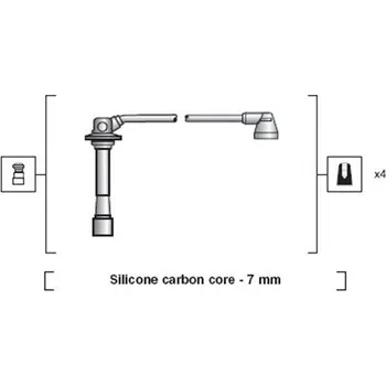 Zapalovací kabel Sada kabelů pro zapalování MAGNETI 941318111180