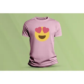 Dětské bavlněné tričko Smajlík 2. Růžová velikost 104 (3-4 roky)