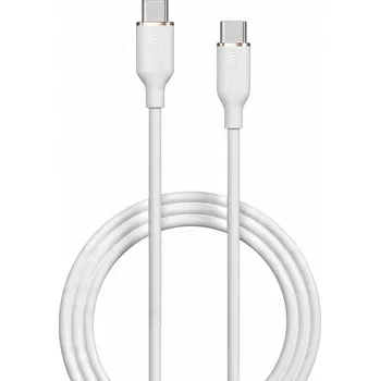 Datový kabel Kabel Devia USB - USB 3.1 typ C 1,2 m bílý