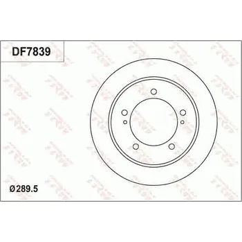Brzdový kotouč Brzdový kotouč LUCAS DF7839