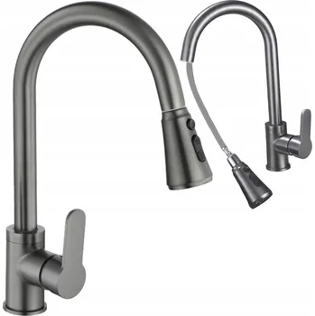 Vodovodní baterie Kuchyňská stojánková baterie TrendHouse Premium šedá