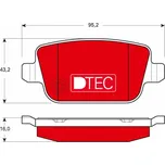 Sada brzdových destiček, kotoučová brzda LUCAS GDB1732DTE