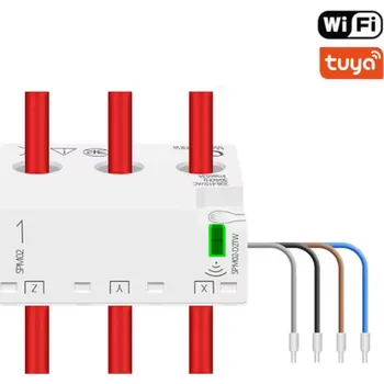 Jistič MXM Wi-Fi třífázový měřič spotřeby energie - 110V–240V, 63A, Tuya