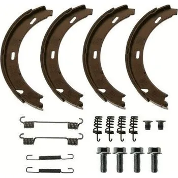 Brzdová čelist Sada brzdových čelistí, parkovací brzda LUCAS GS8481