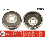 Brzdový buben LUCAS DB4189