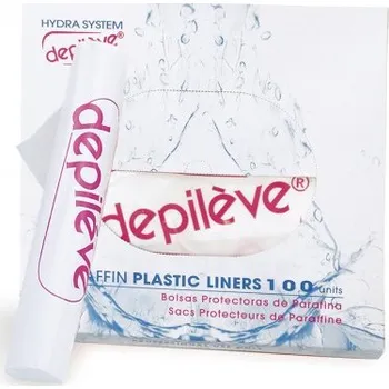 Přípravek na depilaci a epilaci Depiléve Jednorázové ochranné sáčky pro parafínové ošetření rukou a nohou- Doplňky- Depilève- 100ks