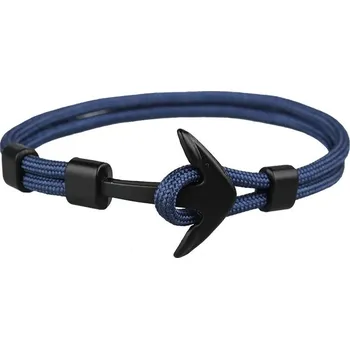 Náramek Stylový pánský náramek s kotvou z lana | námořnický náramek, pánský náramek - 10